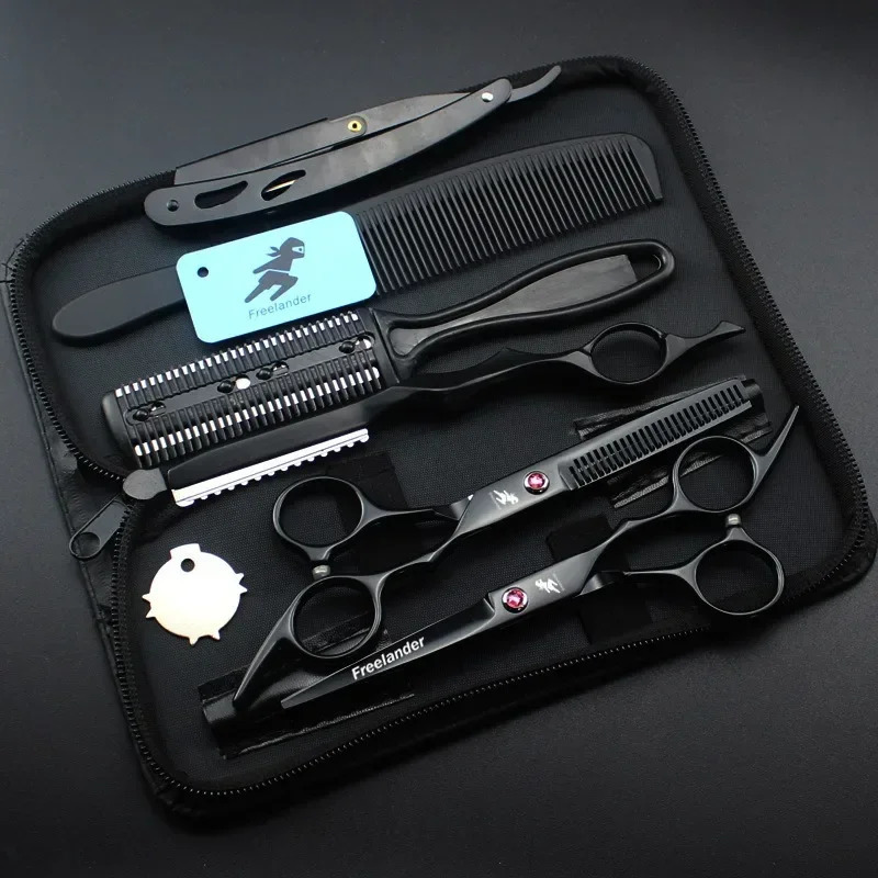 5pcs/Set Stainless Steel Pet Dogs Grooming Scissors Suit Hairdresser Scissors For Dogs Professional Animal Barber Cutting Tools 240701