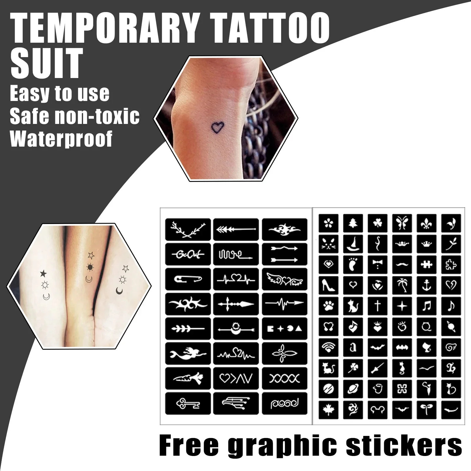 Temporary tattoo 10ml liquid tattoo ink black red brown for temporary tattoo stickers body DIY pigment professional tool 240705