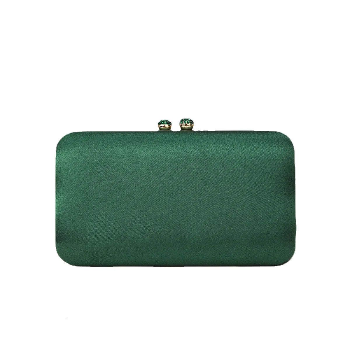 Diamond Buckle Evening Bag Green Wedding Party Shoulder Bag Party Dinner Wallet Fashion Clutch Wallet Direct 240704