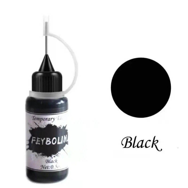 2/4/6 pieces of ink henna male tattoo temporary semi anent tool plant tattoo milk art tattoo female tattoo color 240705