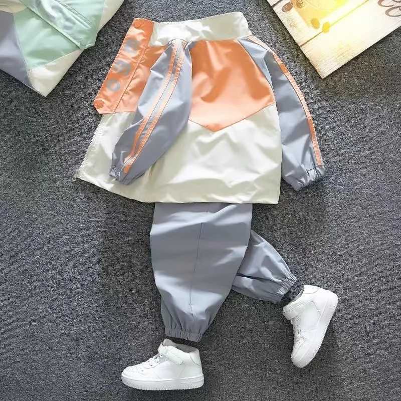 Clothing Sets Boys Clothing Tracksuit Children Teenage jacket + Cotton Pants 2pc Kids New Suit Clothes Boy 2024 New Kids Outfits
