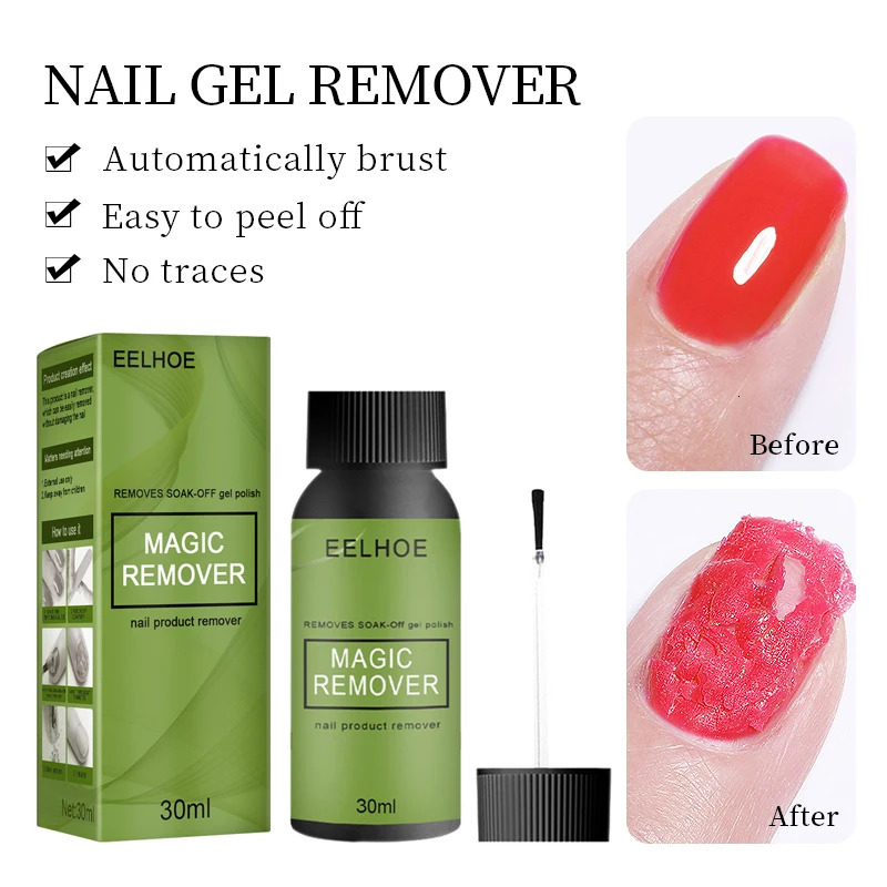 10/20/30ml magic nail r gel polishing machine Manicure set acrylic acid cleaning r for nail art UV gel polishing 240705