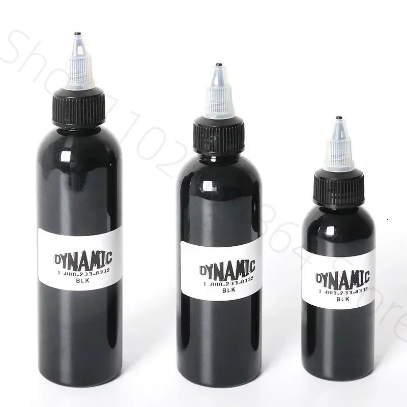 60/90/120ml black tattoo ink pigment professional DIY tattoo pigment anent tattoo ink body art tattoo pigment 240705