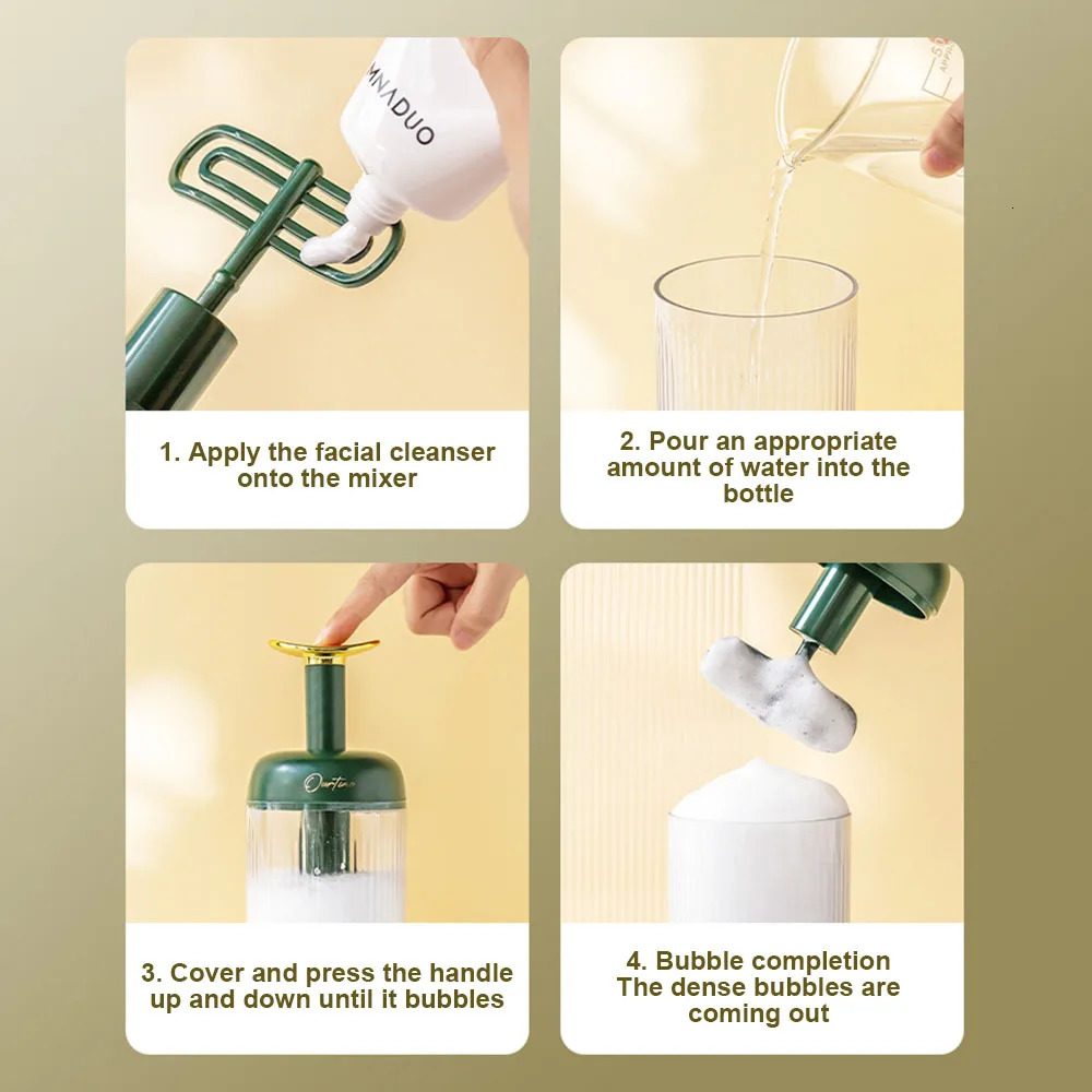 Portable Face Foaming Cup Unique Multipurpose Manual Cleanser Foam Cup Clean Tools Bathroom Accessories 240705