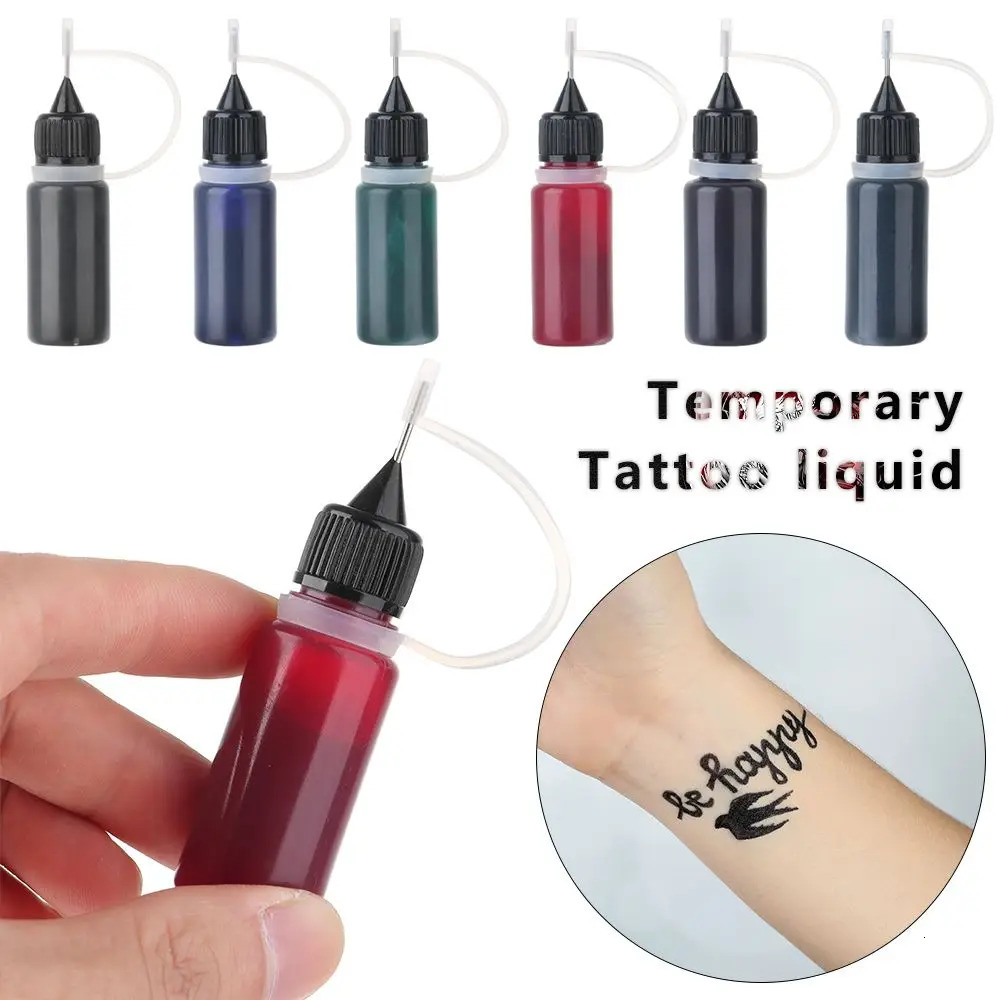 Temporary tattoo Indian henna tattoo ink body art painting semi anent makeup paint pain free eyeliner DIY tattoo tool 240705