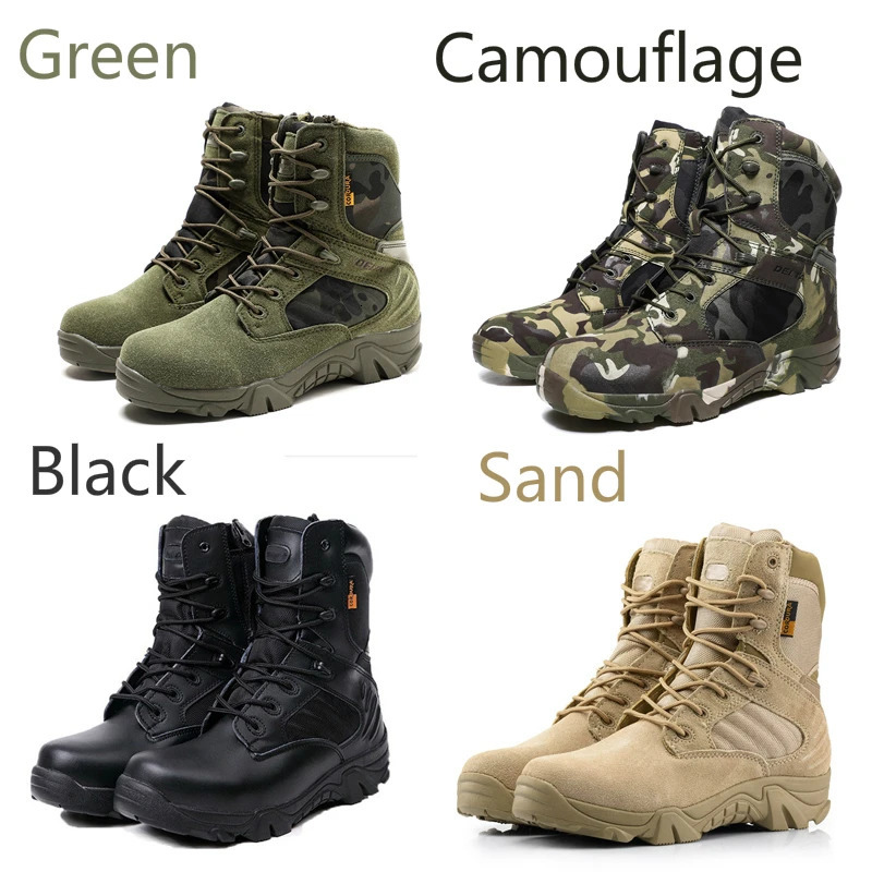 Military Trekking Shoes Men Waterproof Hiking Shoes Mountain Boots Size 48 Woodland Hunting Tactical Shoes Hiking Shoes 240705
