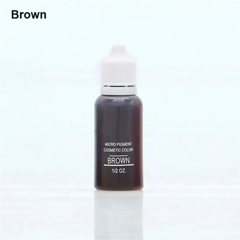 15mL/bottle professional tattoo pigment ink safety semi anent tattoo pigment body beauty tattoo art tattoo ink supplies 240705