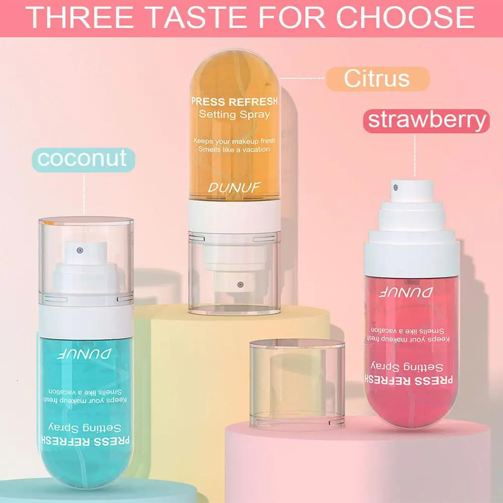 55ml Makeup Setting Spray Moisturizing Long Lasting 24 Hours Hydrate Oil Control Quick Fixer Cosmetics Keeps Your Makeup Fresh 240705