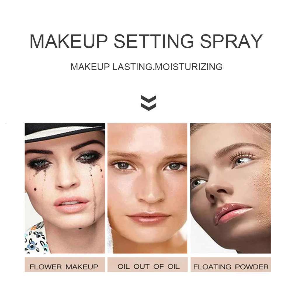 Makeup Setting Spray Moisturizing Hydrate Lasting Make Up Oil Control Natural Matte Refreshing Quick Fixer Face Beauty Cosmetics 240705