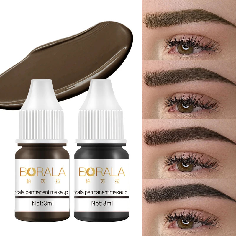Borala l tattoo ink microbeads anent makeup pigment semi anent body eyebrow lip tattoo products 240705
