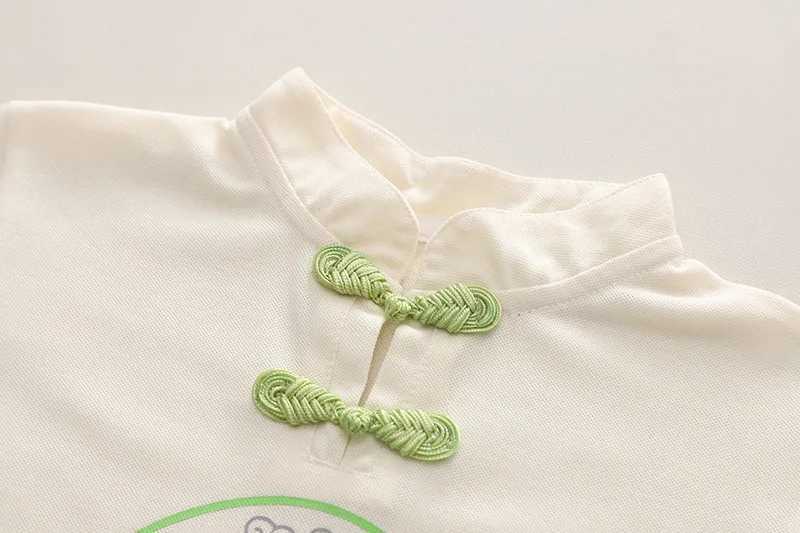 Clothing Sets New Children Chinese Style Panda Clothes Summer Baby Boys Cotton T Shirt Shorts 2Pcs/Set Infant Kids Fashion Toddler Tracksuits