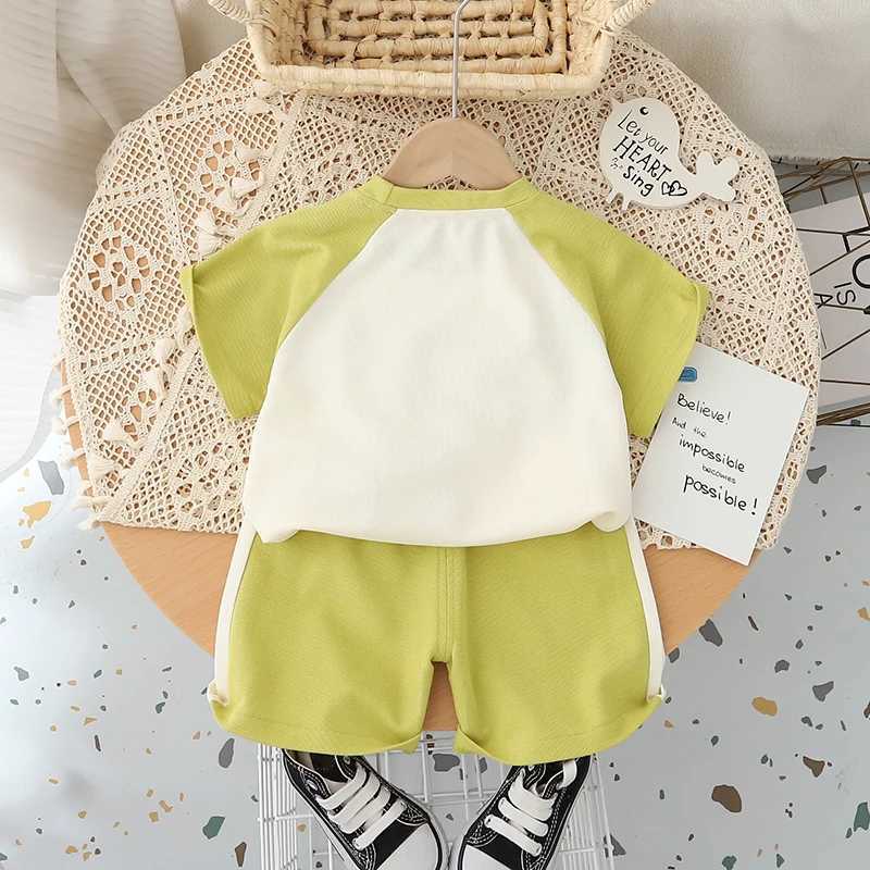 Clothing Sets New Summer Fashion Baby Girls Boys Clothes For 3D Dinosaur T Shirt Shorts 2pcs/Set Kids Children Cotton Toddler Casual Outfit