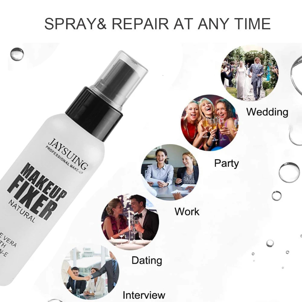 Makeup Setting Spray Moisturizing Hydrate Lasting Make Up Oil Control Natural Matte Refreshing Quick Fixer Face Beauty Cosmetics 240705