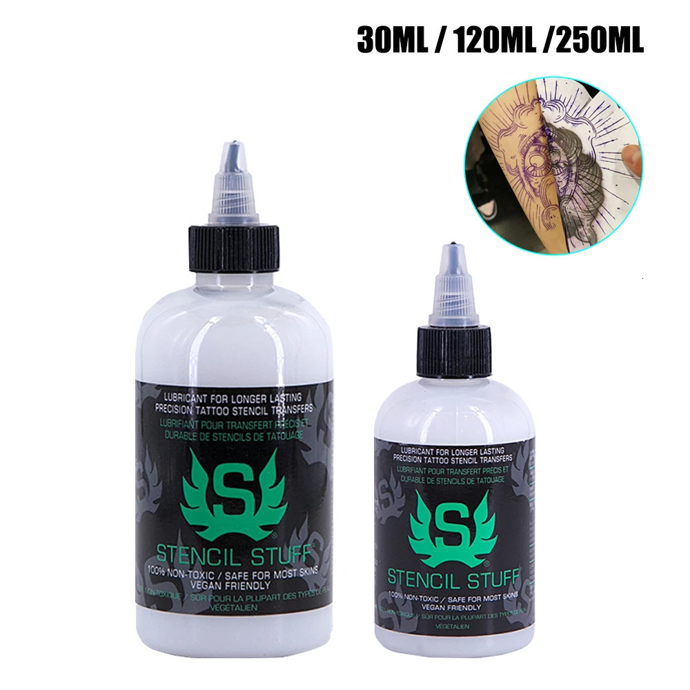 30/120/250ML Professional Tattoo Template Magic gel Copier Tattoo Transfer Item Solution Cream Tattoo Ink Set 240705