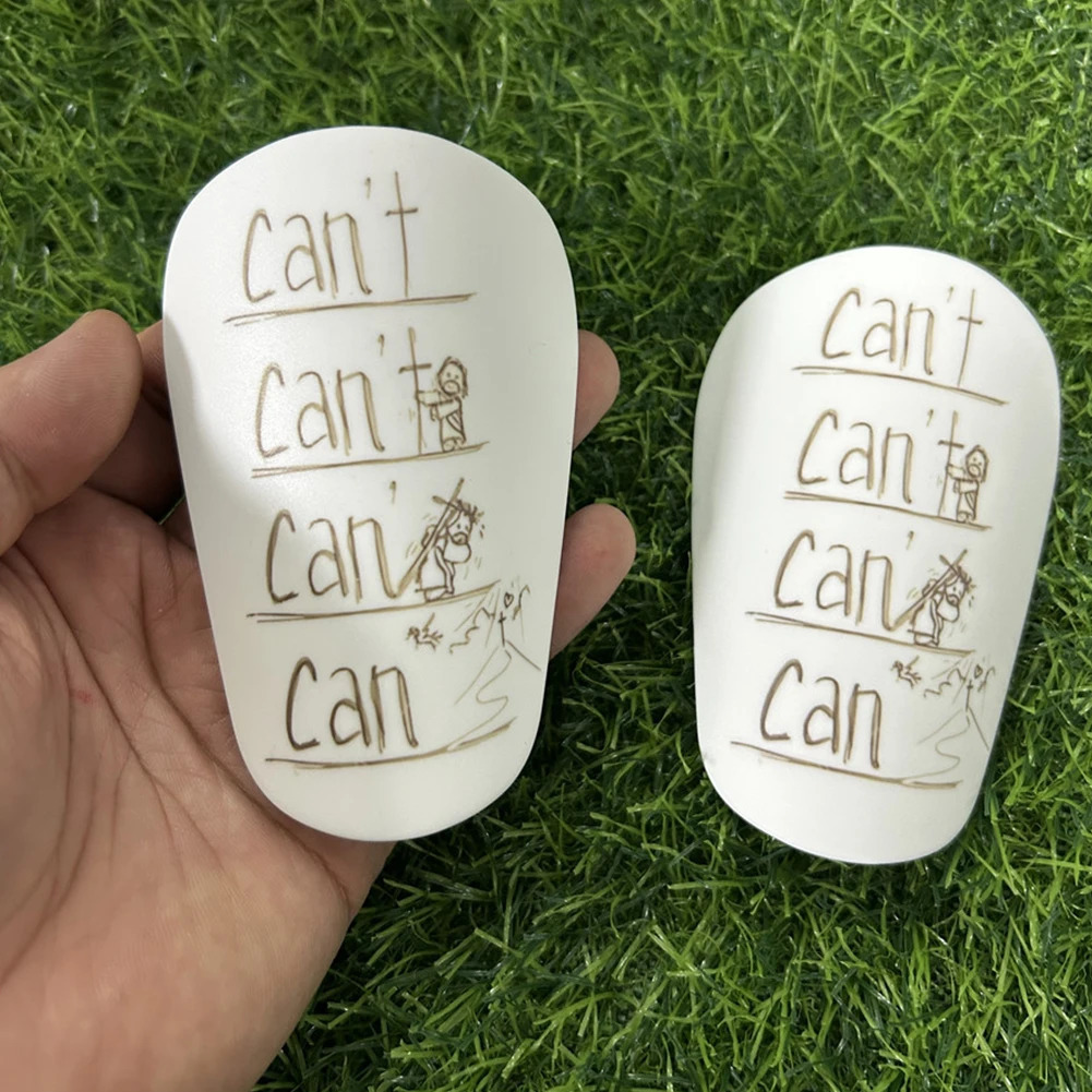 1 Pair Soccer Shin Pad Football Training Leg Guard Protective Equipment Mini Shin Guards Anti Slip for Men Women Kids Boys Girls 240705