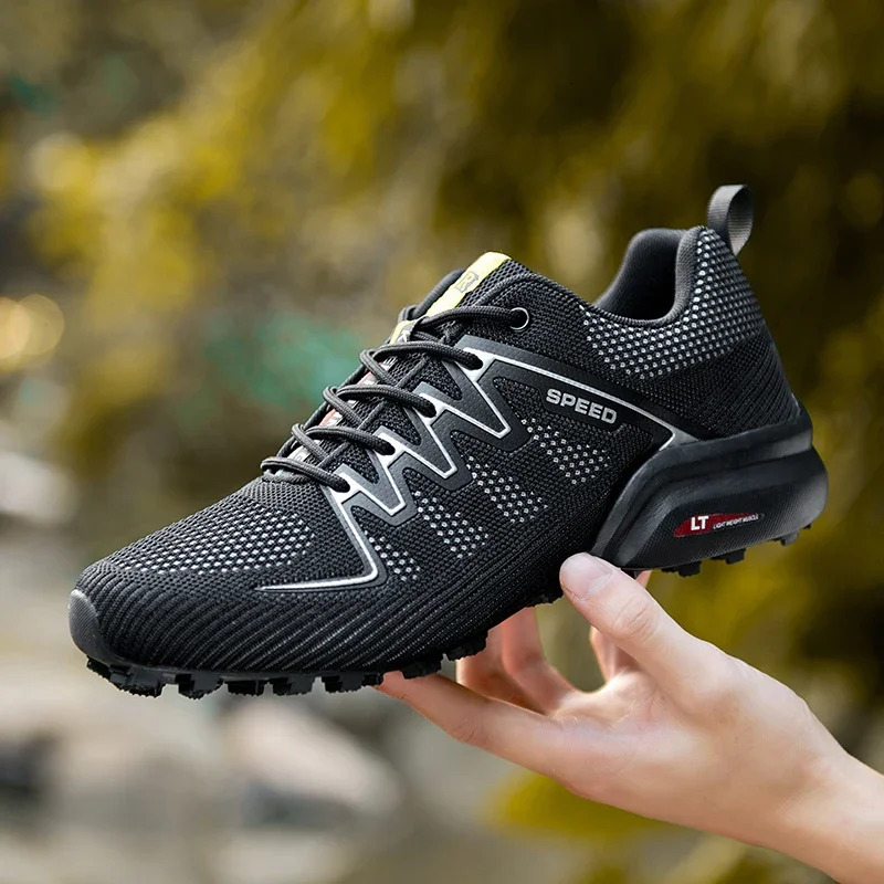 Men Hiking Shoes Waterproof Breathable Trekking Climbing Boots Desert Training Sneakers Outdoor Anti-Slip Trekking Cycling Shoes 240705