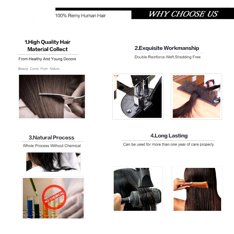 Clip In Human Hair Extensions 80g 7Pcs 16 Clips Ins Chocolate Brown Remy Brazilian Seamless Double Weft