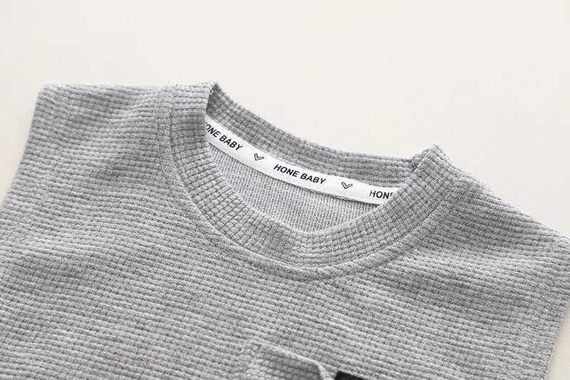 Clothing Sets Fashion Childrens Summer Boys/Girls Vest Set Baby Solid Waffle Sleeveless Clothes T-shirts Shorts 2pcs Kids Casual Sports Sets