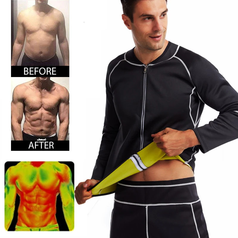 CXZD Men Sweat Sauna Suit Waist Trainer Slimming Body Shapers Fajas Shapewear Corset Gym Underwear Fat Burn Slim Tank Top 240703