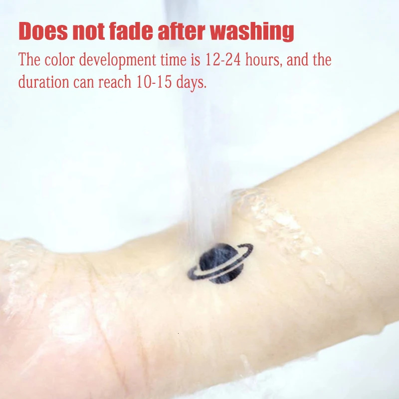 Liquid tattoo cream Black brown red henna Indian temporary tattoo sticker 10ml body color ink Natural organic fruit gel 240705