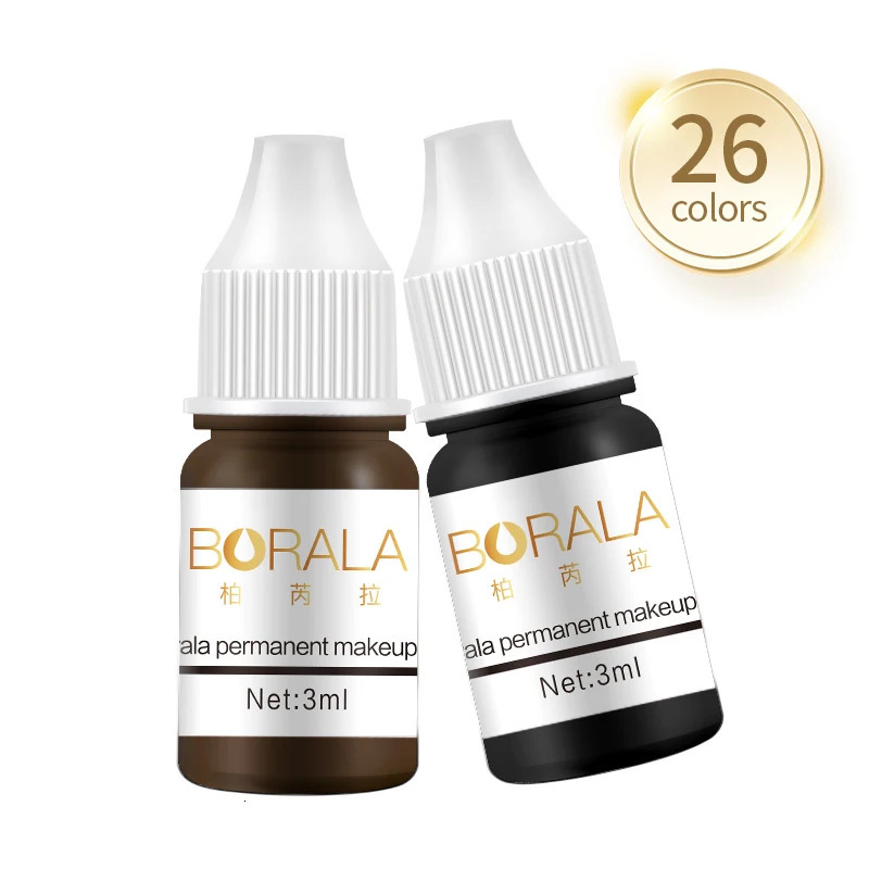 Borala l tattoo ink microbeads anent makeup pigment semi anent body eyebrow lip tattoo products 240705