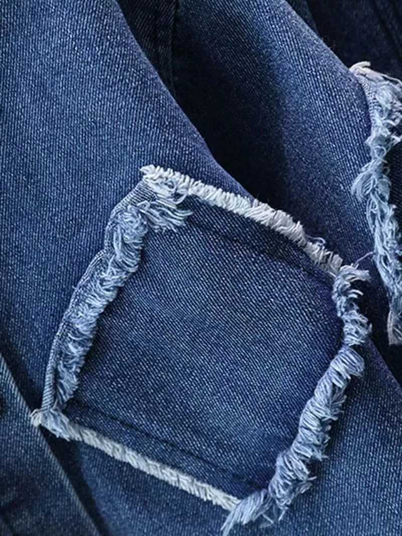 Clothing Sets Childrens Spring and Autumn Clothing Set 2024 New Fashionable Boys and Girls Cowboy Two Piece Set for Boys Thin Top