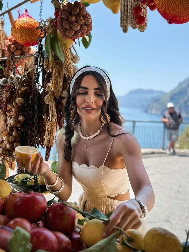 Elegant Print Hollow Out Halter Dress For Women Sexy Backless Sleeveless Aline Dresses Summer Female Fashion Party Vestidos 240628