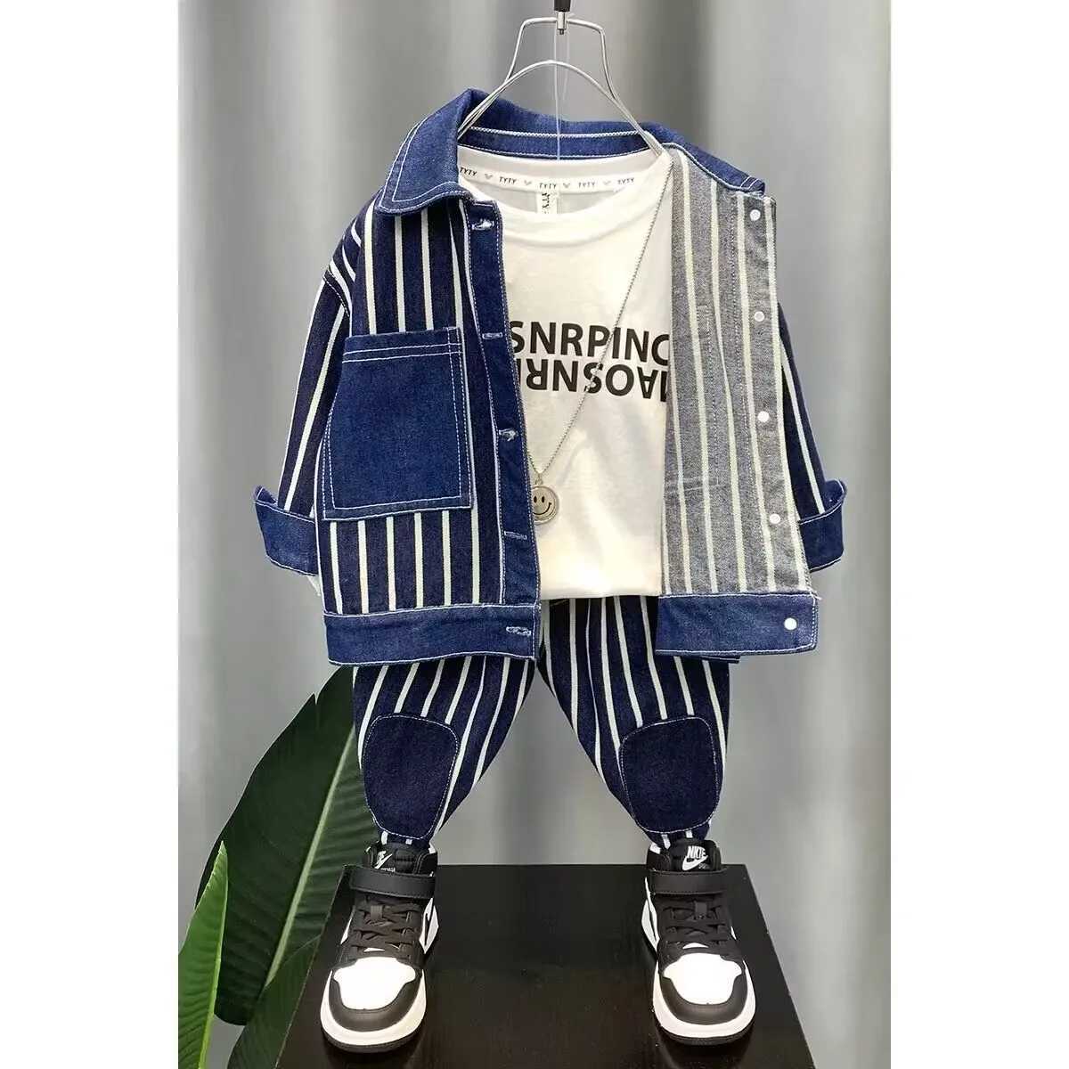 Clothing Sets Children Clothing Suit New Boy Fashion Jacket + Pants 2PCS Set Kids Baby Boy Clothes Suits Autumn Spring