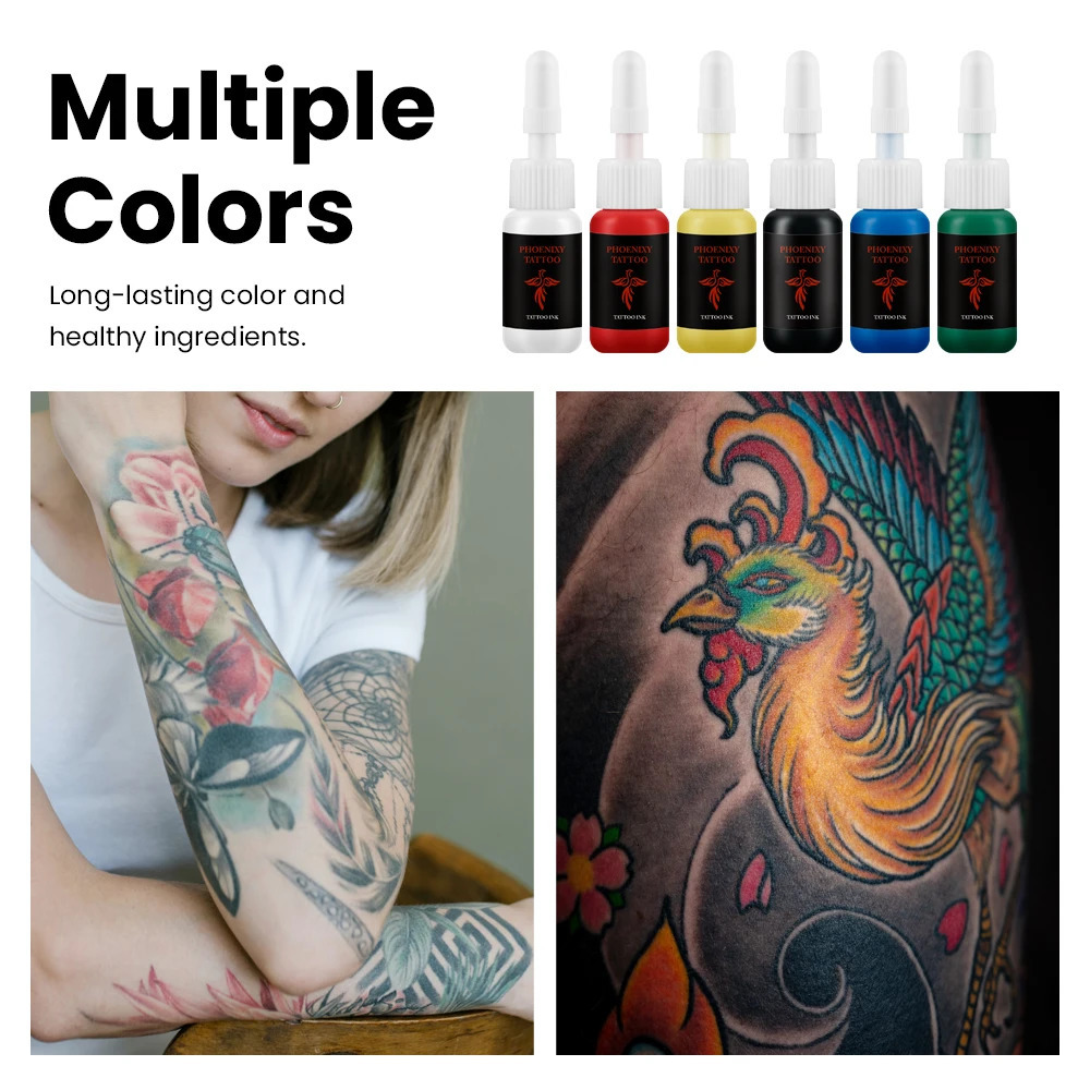 Tattoo ink pigment for anent makeup on tattoo machines black ink for anent painting tattoo product kit body art 240705