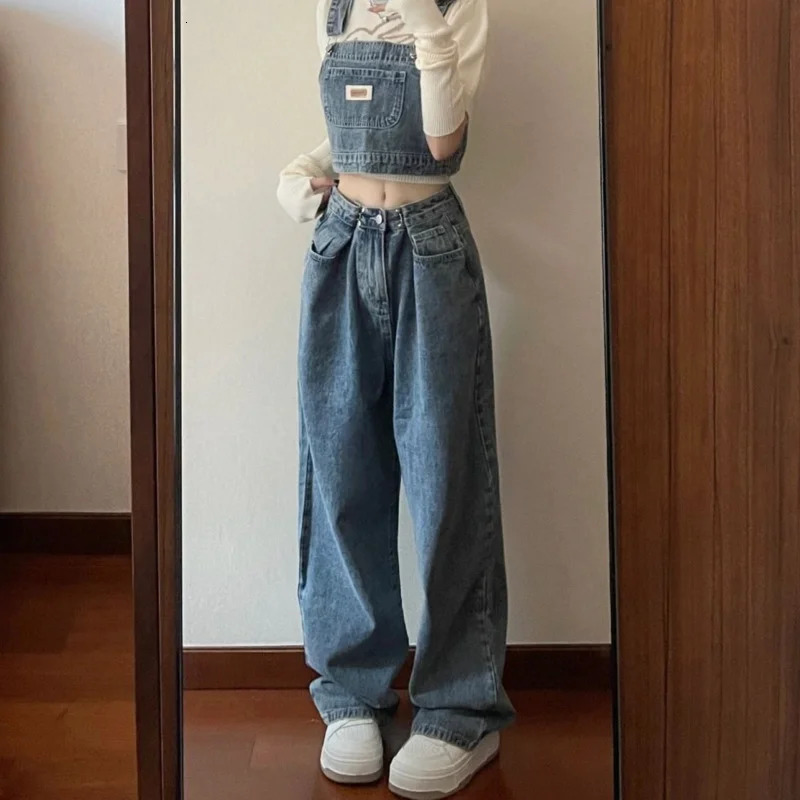 Womens Pants Vintage Denim jeans Baggy Jeans Woman High Waist Female Clothing Korean Fashion Streetwear Y2k Clothes 240704