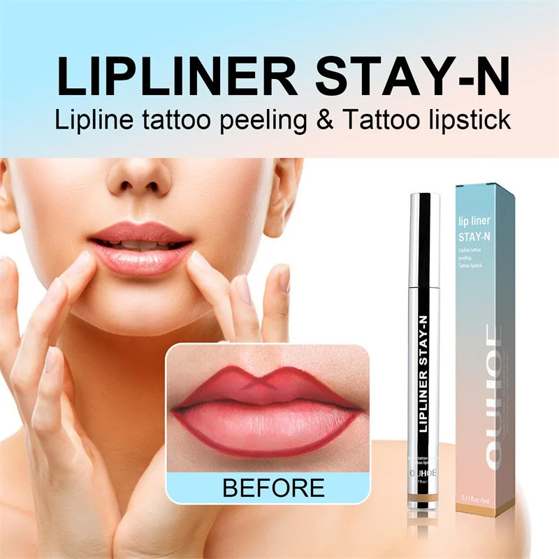 Instant Lip Plumping Liner Pencil Lip Makeup Lipstick Long Lasting Waterproof Peel Off Lady Charming Korean Cosmetics Beauty 240705