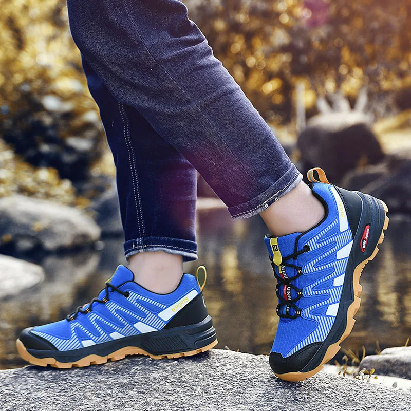 Waterproof Hiking Shoes Men Outdoor Trailing Trekking Shoes Lightweight Sneakers Tactical Boots Non-slip Work Boots Size 39-47 240705