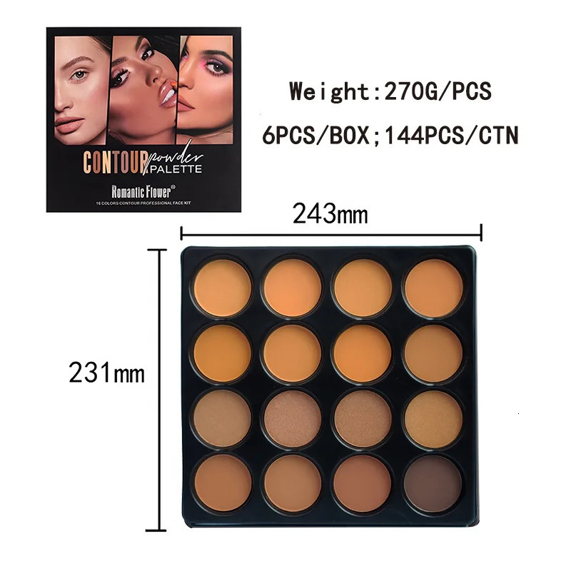 Coffee Color Contour Palette Makeup 12 Colors Long-Lasting Matte Eyeshadow Face Highlighters Make Up Contouring Powder Cosmetics 240705