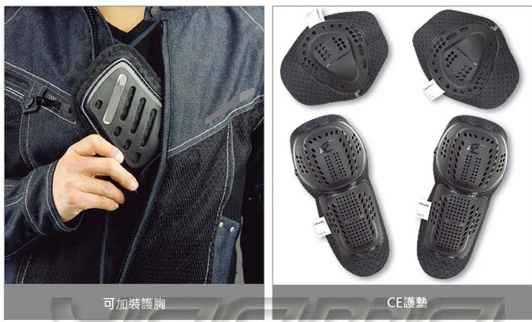 2024 JK-006 motorcycle jacket racing jacket off-road jacket denim mesh racing suit with protective equipment 240701