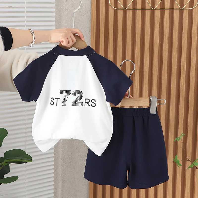 Clothing Sets New Fashion Summer Baby Clothes Suits Boys Letter Shirt Shorts 2pcs/sets Toddler Casual Sport Clothing Kids Children Tracksuits
