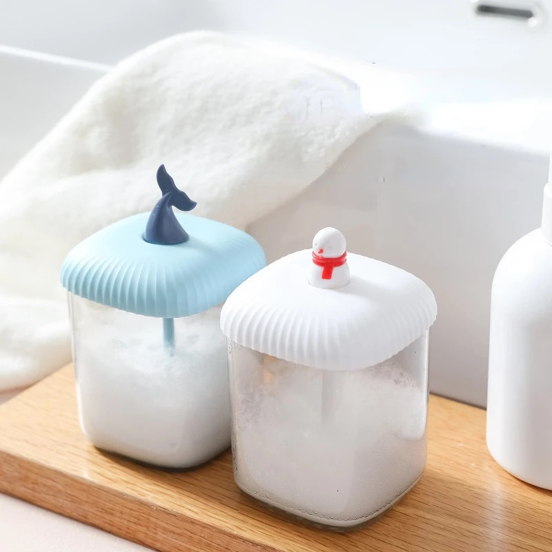 Portable Foam Maker Cup Cartoon Bubble Foamer Maker Cleanser Foam Cup Wash Soap Dispensers Bubbler for Face Clean Tools 240705