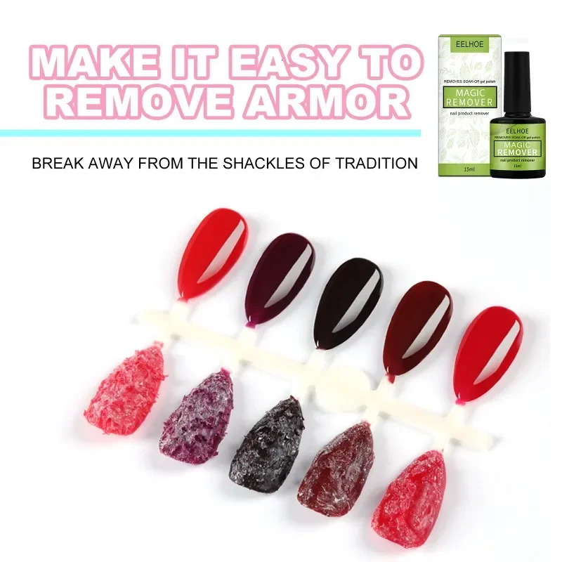 3-minute magic quick removal gel nail polish cleaning UV soap degreasing for ergonomic layer nail art removal semi anent nail tool 240705