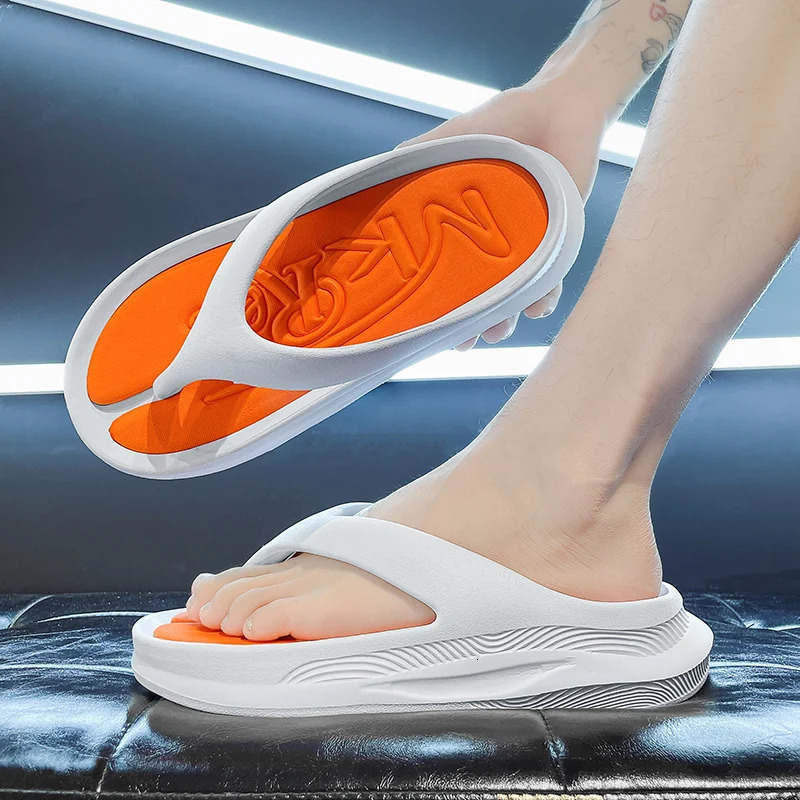 Stylish Men Flipflops Elegant Male Soft Slippers Comfortable Massage Summer Shoes Fashion Mens Outdoor Sport 3946 240705
