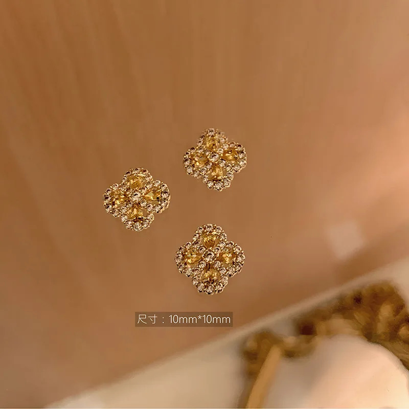 4 colored zircon Japanese handmade series nail art accessories colored nails reinforced zirconia decoration 240705