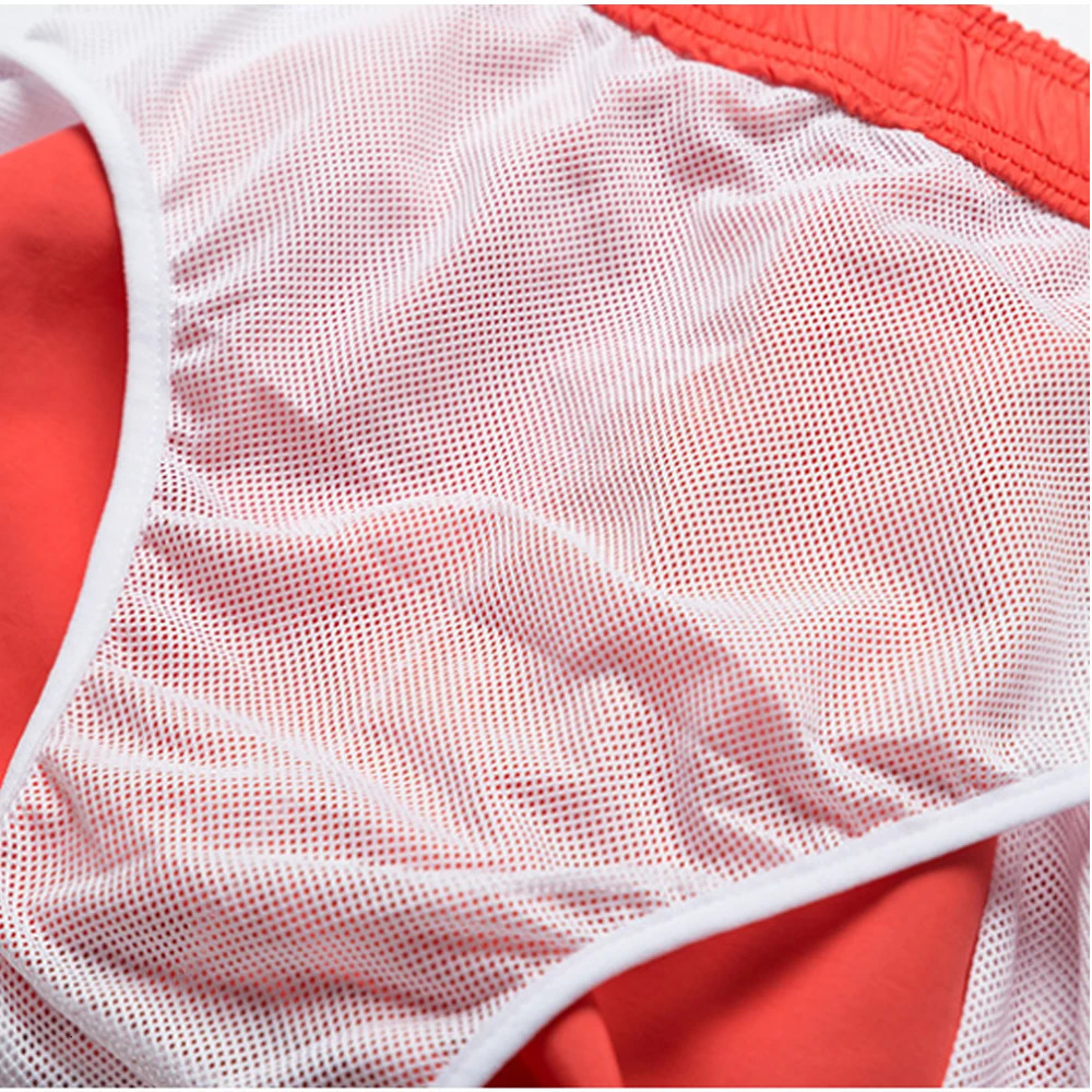 Mens Swimming Shorts Casual Workout Shorts Quick-Drying Surf Beach Shorts Swimwear Sports Running Fitness Shorts 240704