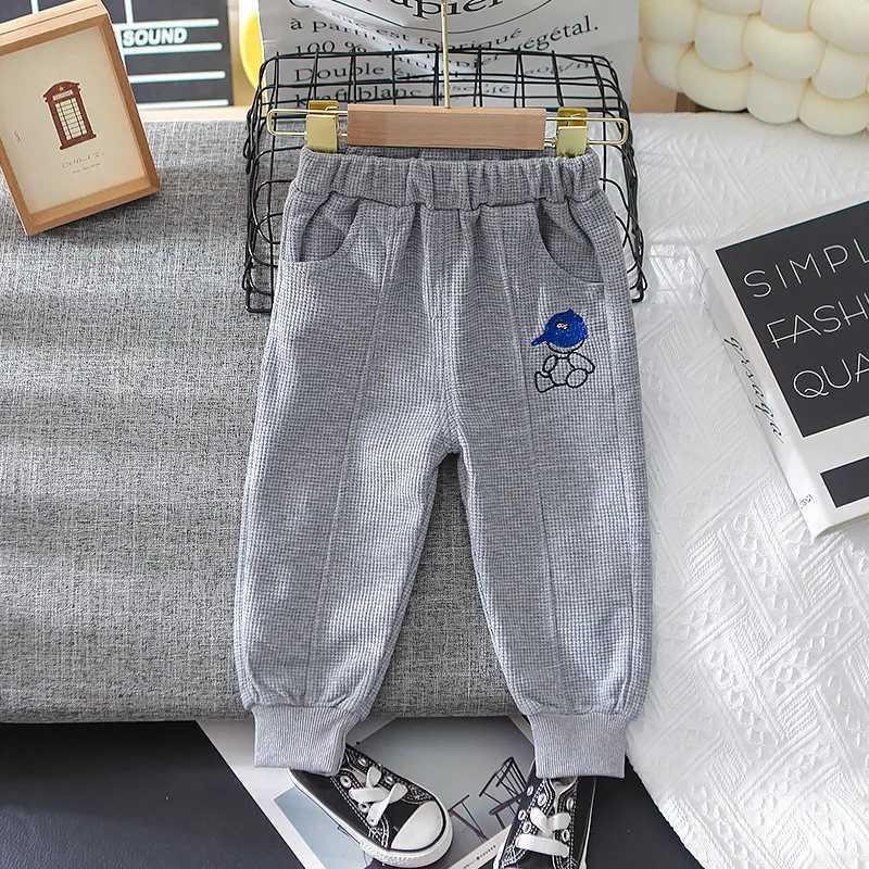Clothing Sets Toddler Boy Handsome Sport Clothing Sets 2023 Spring Autumn Children Fashion Tracksuit Baby Cartoon Pullover+ Pants Girl Clothes
