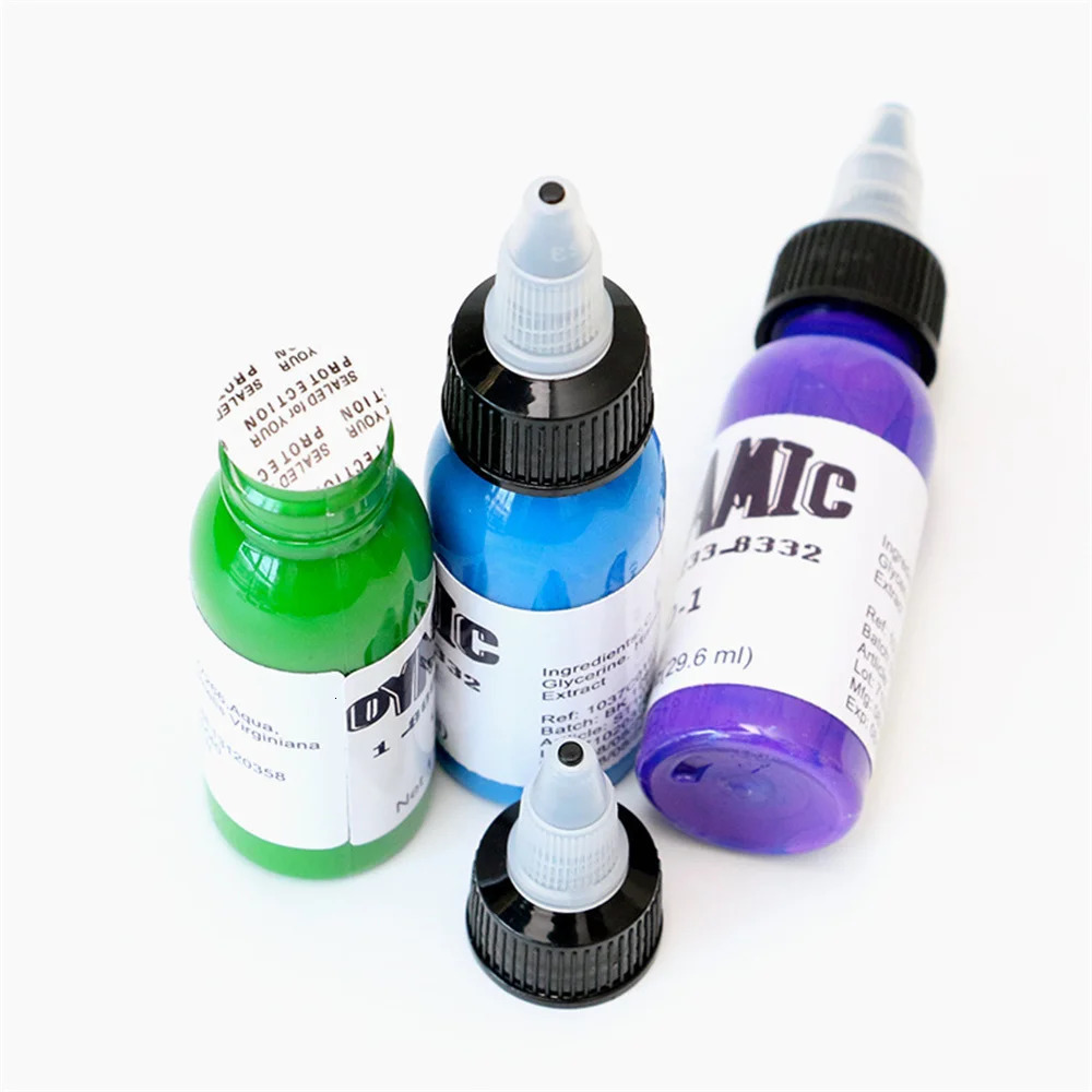 14 color body art tattoo ink pigment professional safety and waterproof tattoo pigment semi anent pigment makeup products 240705
