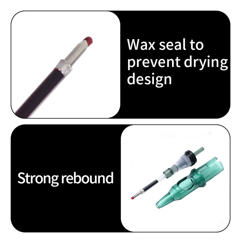5/10 dots tattoo ink cartridge needles 5 colors practical stroke used for car tattoo pen holder ink cartridge supplies 240705