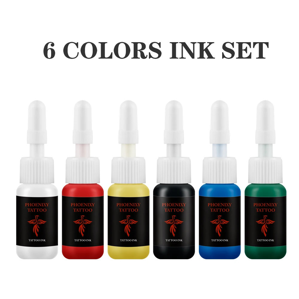 Tattoo ink pigment for anent makeup on tattoo machines black ink for anent painting tattoo product kit body art 240705
