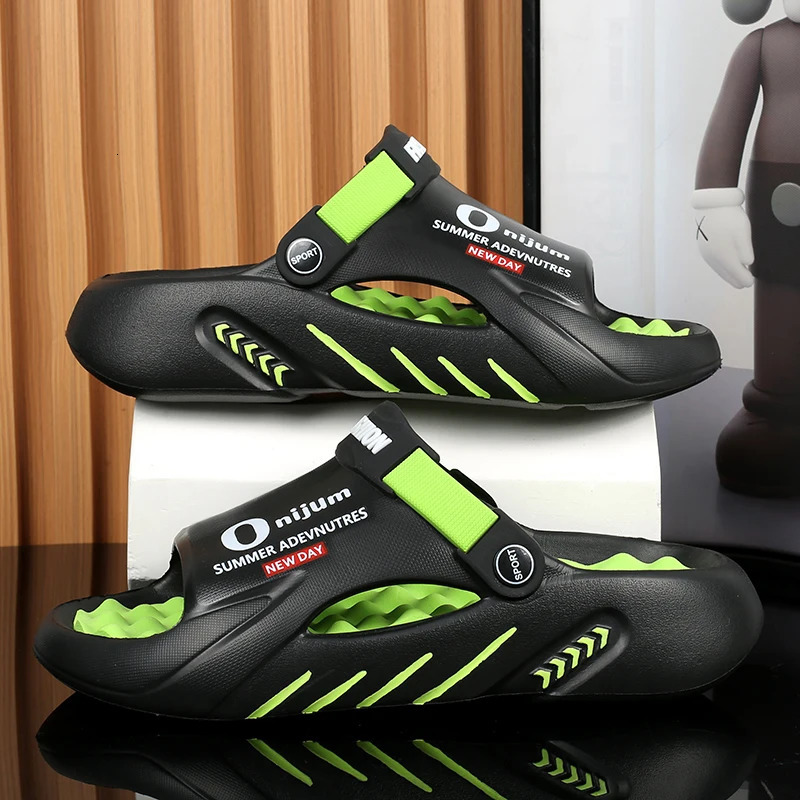 Men Slippers Summer EVA Softsoled Platform Slides Sandals Indoor Outdoor Walking Beach Shoes Flip Flops Mens 240705