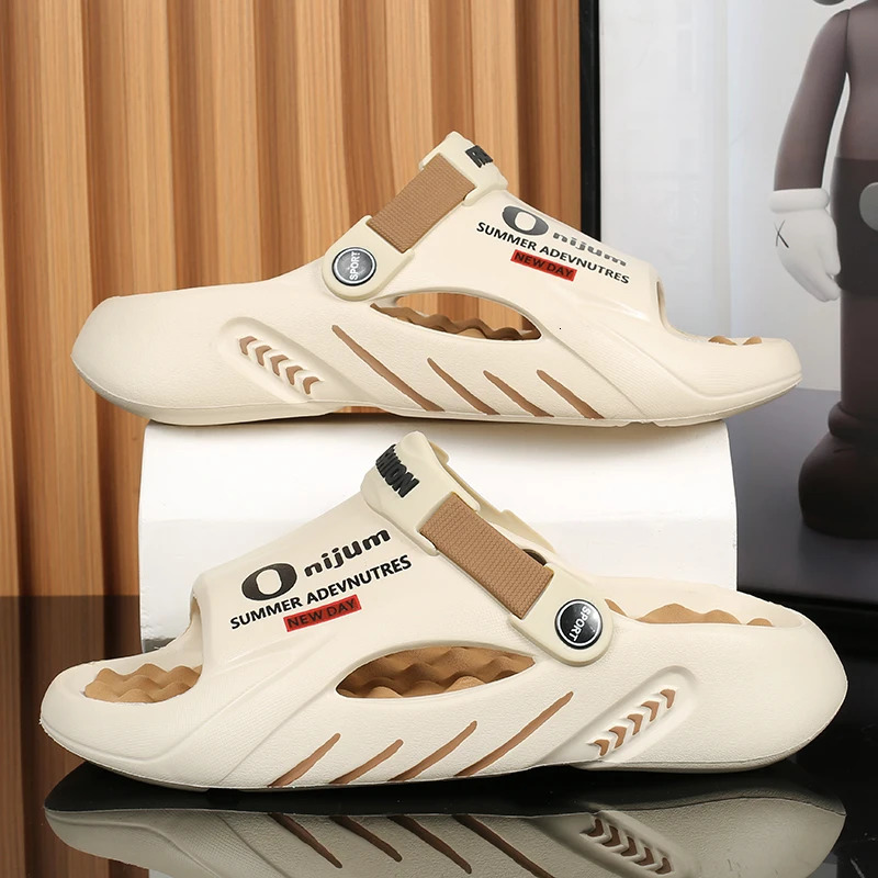 Men Slippers Summer EVA Softsoled Platform Slides Sandals Indoor Outdoor Walking Beach Shoes Flip Flops Mens 240705