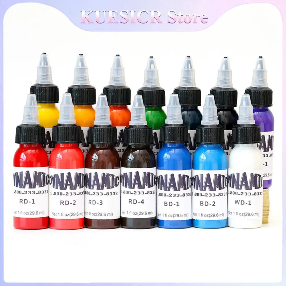 30ML human art tattoo ink natural plant ct pigment human body painting long-lasting colorless professional tattoo ink 14 colors 240705