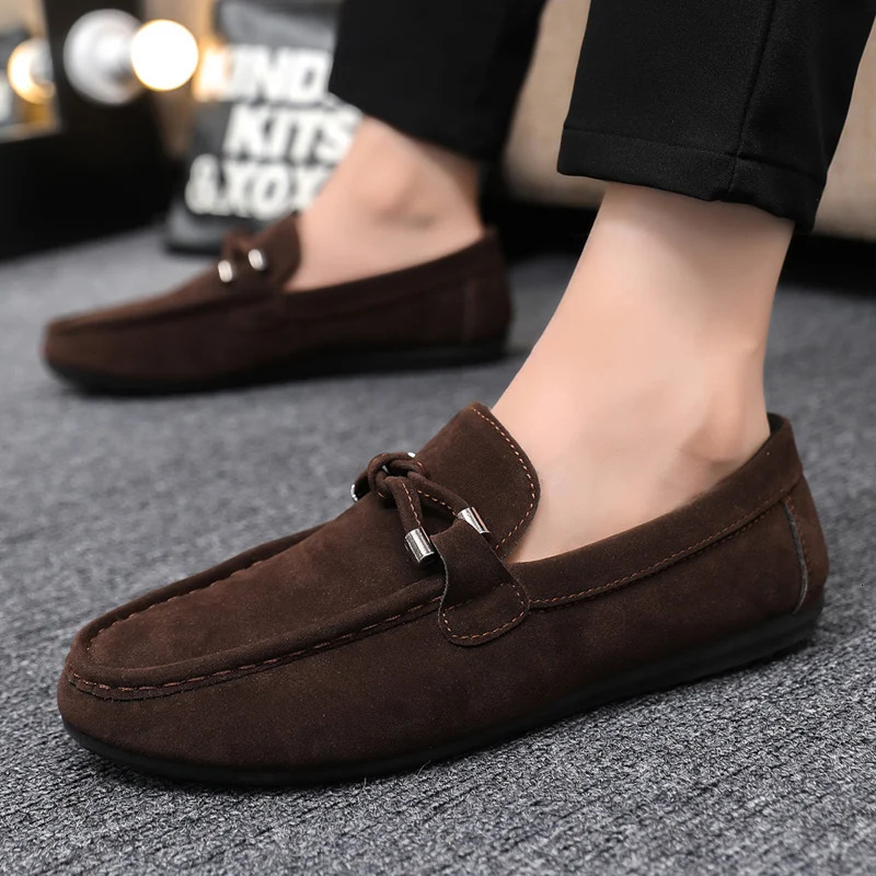 Men Loafers Casual Shoes Boat Sneakers 2024 Fashion Driving Walking Male 240702