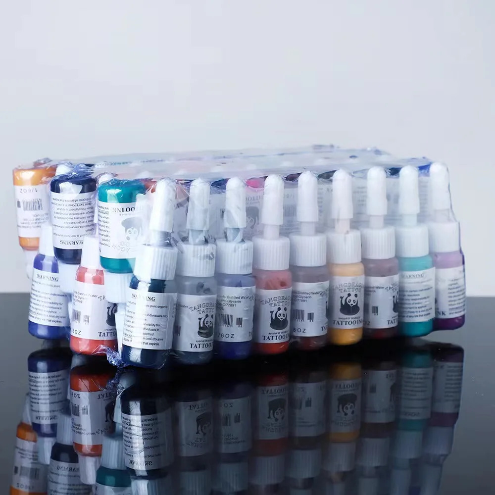 6/8/10 colors professional tattoo ink set tattoo consumption long-lasting painting body art supplies 240705