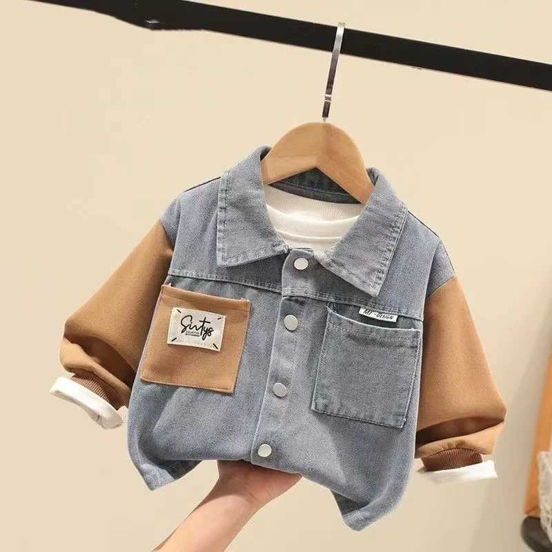 Clothing Sets Autumn Spring Children Clothes Set Baby Set Boys Denim Jacket +pants 2 Pcs Set Kids Jeans Suit for Children Full Kids Outfits